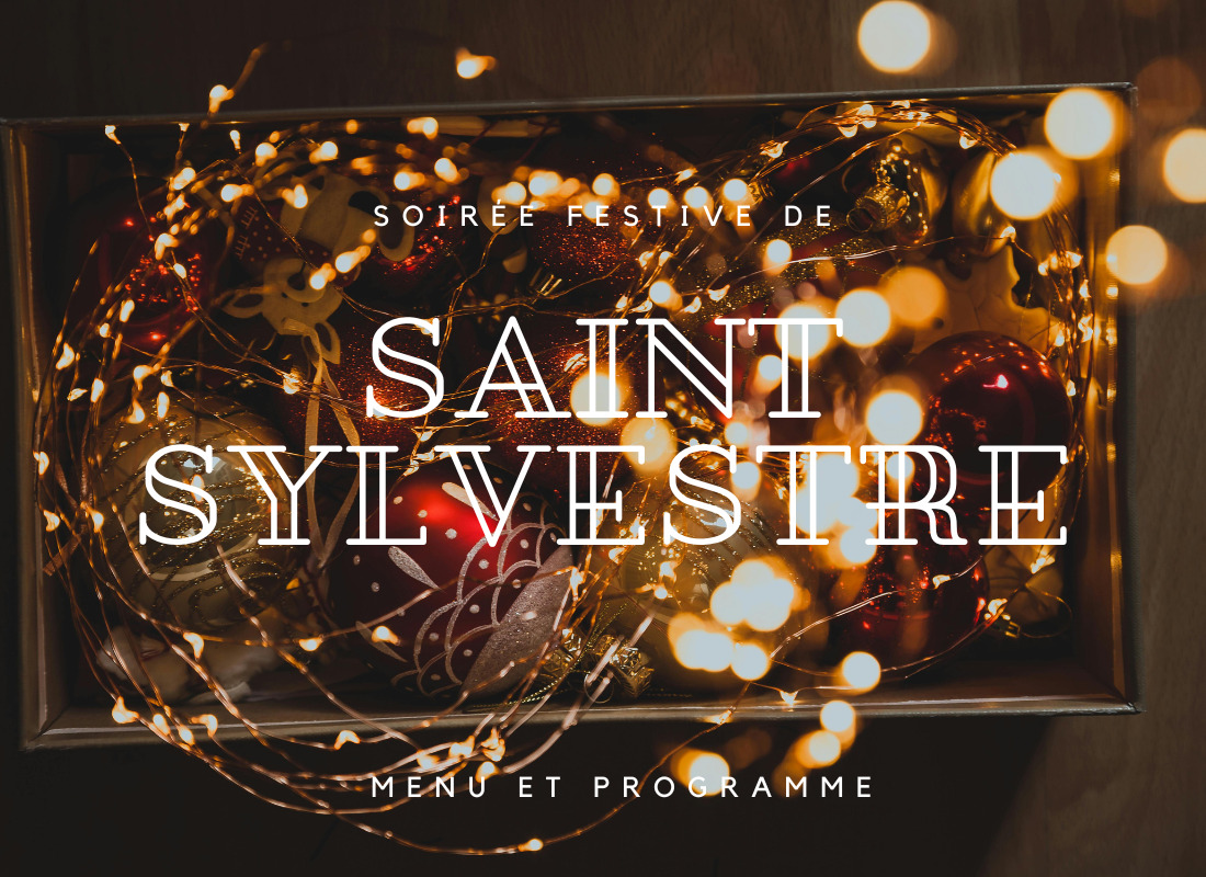 Saint Sylvestre soirée festive